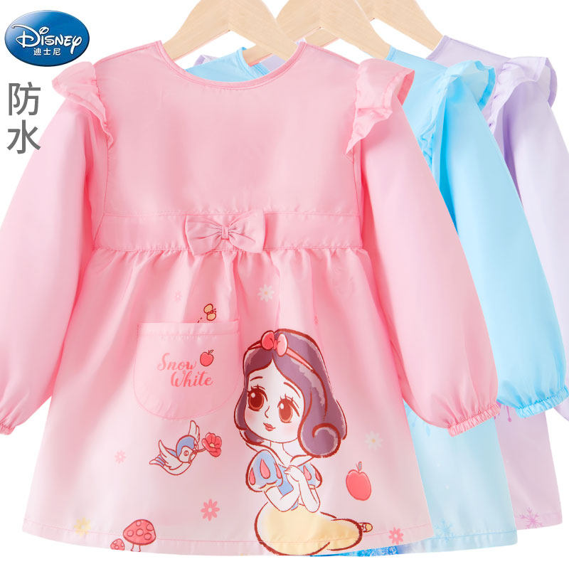 迪士尼儿童罩衣秋冬外穿吃饭围兜防水防脏反穿衣幼儿园宝宝罩衫女,童装/婴儿装/亲子装,反穿衣/罩衣,淘宝优惠券,粉丝福利购,淘宝优惠卷