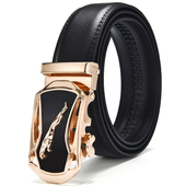 休闲 潮流韩版 SSUR皮带男真皮腰带学生自动扣牛皮裤 带青年商务时尚