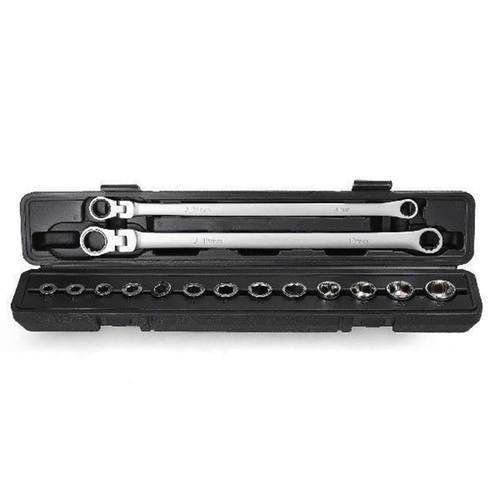 15 in1 Ratchet Wrench Sleeves Set Practical Motorcycle
