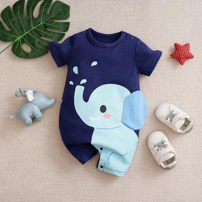 Newborn Clothes Cute Cartoon 3d Elephant Cotton Comfortable