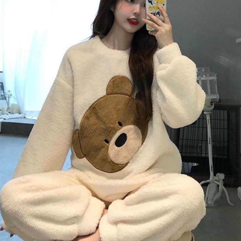 pyjamas pajamas winter pijamas women nightwear sleepwear睡衣