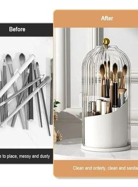 360 degree rotatable makeup brush holder360度旋转化妆刷架