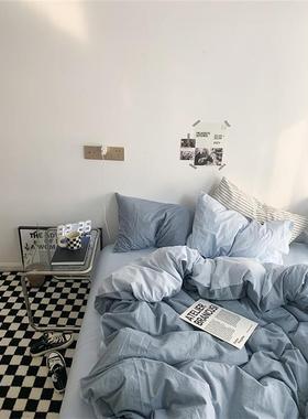 Quilt Bedsheet Sheets Bed Set Bedding Cover Bedcovers Duvet