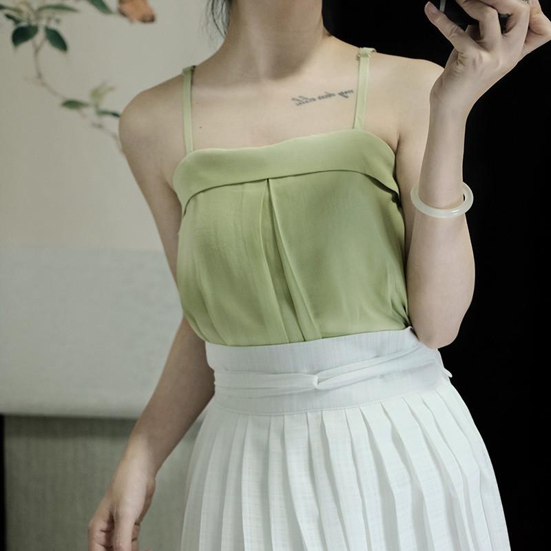 汉服内搭鹿鸣溪女宋制吊带宋抹古风抹胸元素夏季薄款新中式背心