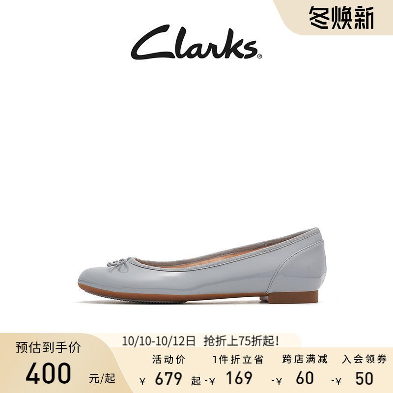 Clarks Their music shoes 2022 new pattern comfortable Flat bottom Scoop shoes bow fairy Ballet shoes Single shoesin the Women's Shoes, Low shoe, Doug shoes category - from Buy2taobao.com to provide professional Taobao agent buy service