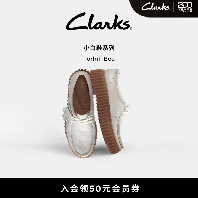 clarks饼干鞋复古女鞋松糕底