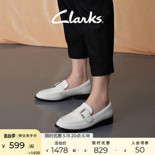 鞋 子女英伦风小皮鞋 单鞋 Clarks其乐芮雅女鞋 乐福鞋 豆豆鞋