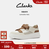 夏季 厚底熊猫鞋 魔术贴休闲板鞋 Clarks其乐LemoliteVelc女鞋 面包鞋