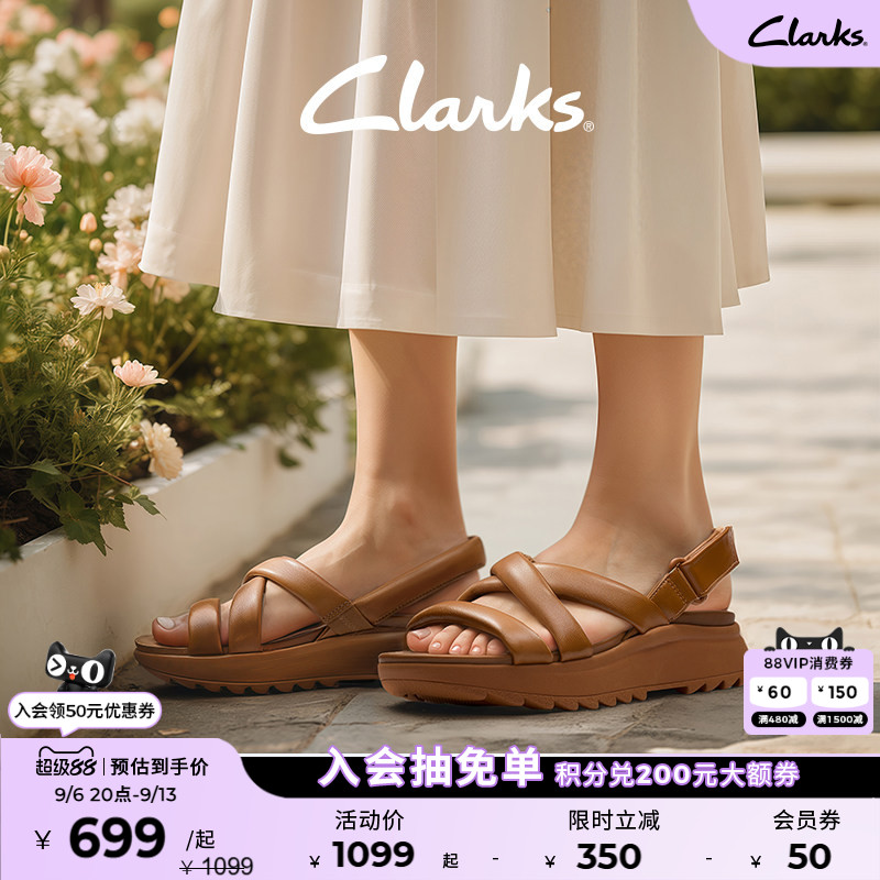 clarks女鞋罗马凉鞋其乐图片