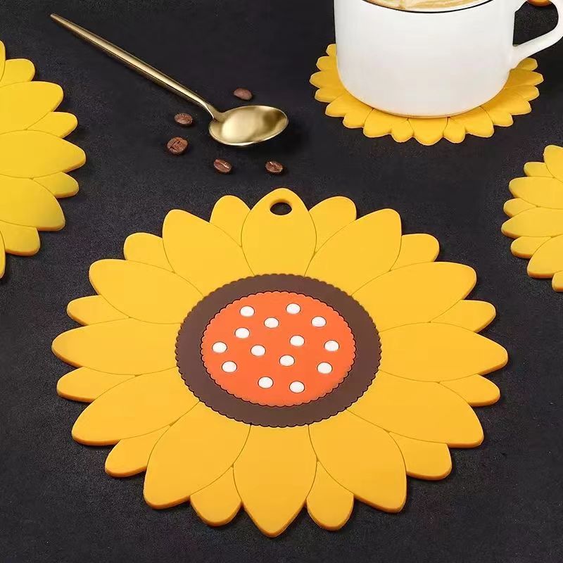 向日葵隔熱墊隔熱墊水杯墊防燙