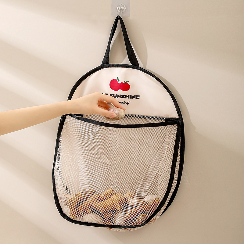 袜子收纳挂袋门后装内衣的袋子网兜挂式布艺宿舍衣柜侧面侧边网袋
