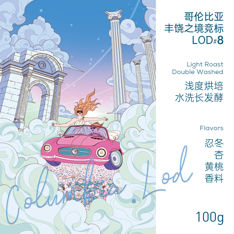 哥伦比亚竞标豆水洗玫瑰咖啡