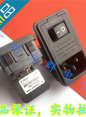 6EL1SC 进口CORCOM F7637 电源滤波器 滤波插座 6A 丨