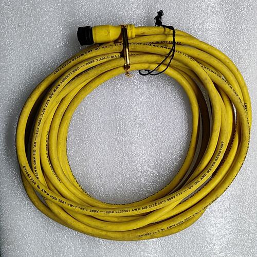 议价AB罗克韦尔889R-F6ECA-5工业连接线，黄色线身，耐