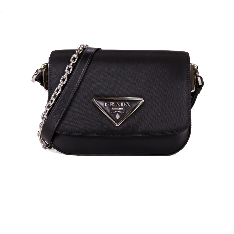 正品Prada/普拉达女包Saffiano新款女士三角logo单肩斜挎包VK