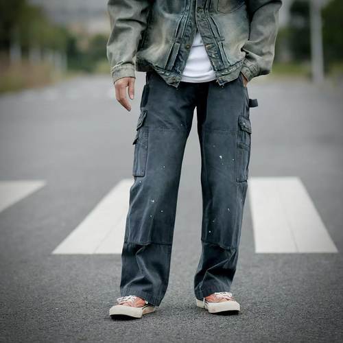 WOODENHEAB342平替工装裤