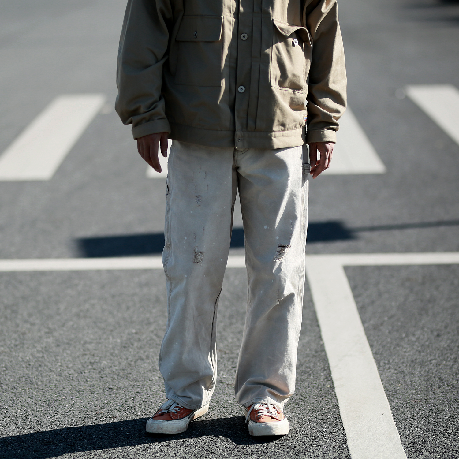 WOODEN工装休闲长裤日系复古