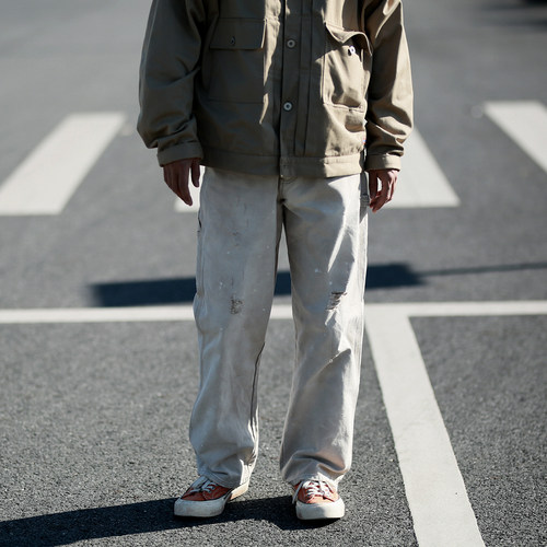 WOODEN工装休闲长裤日系复古