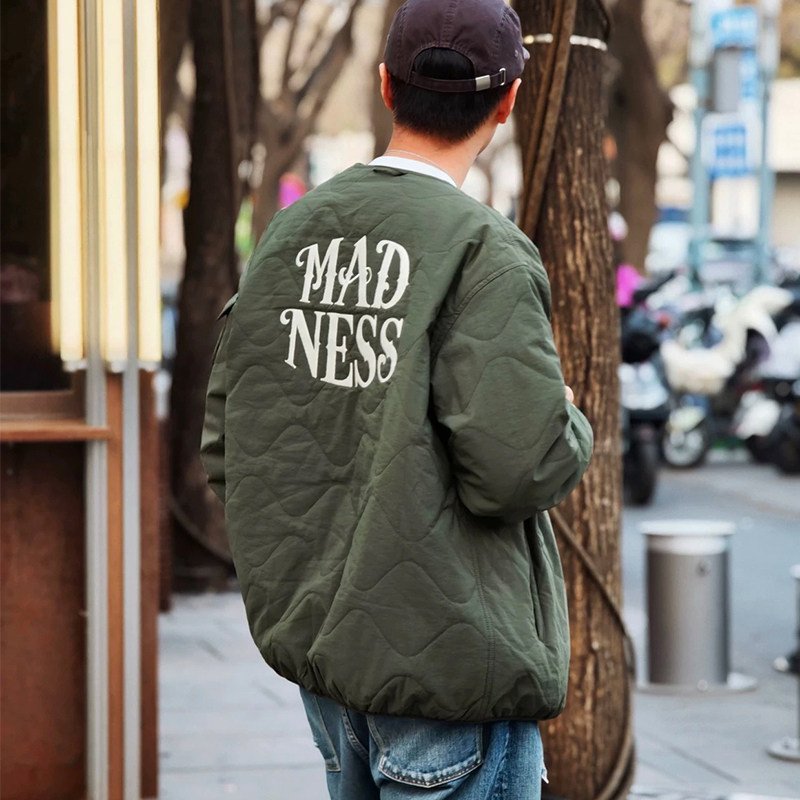 MADNESS刺绣夹棉内胆P棉