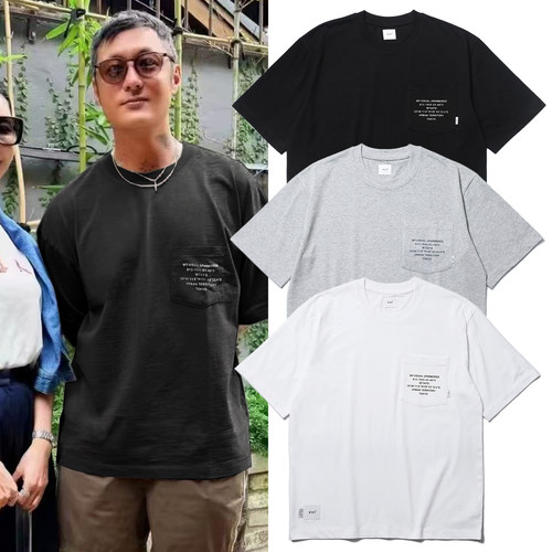 现货WTAPS日系纯棉宽松短袖T恤