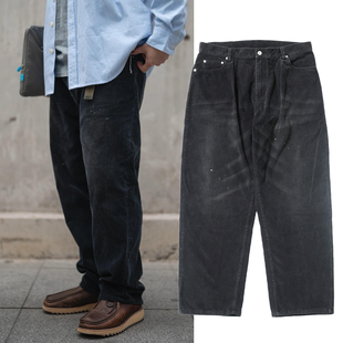 日产水洗宽松直筒休闲长裤 灯芯绒裤 余文乐同款 25AW 男 MADNESS