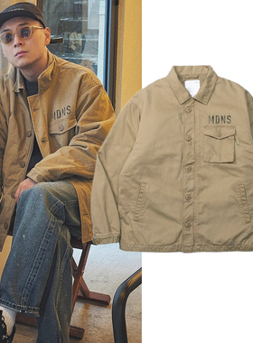 现货 MADNESS A-2 DECK JACKET 余文乐日系工装口袋夹克加绒外套