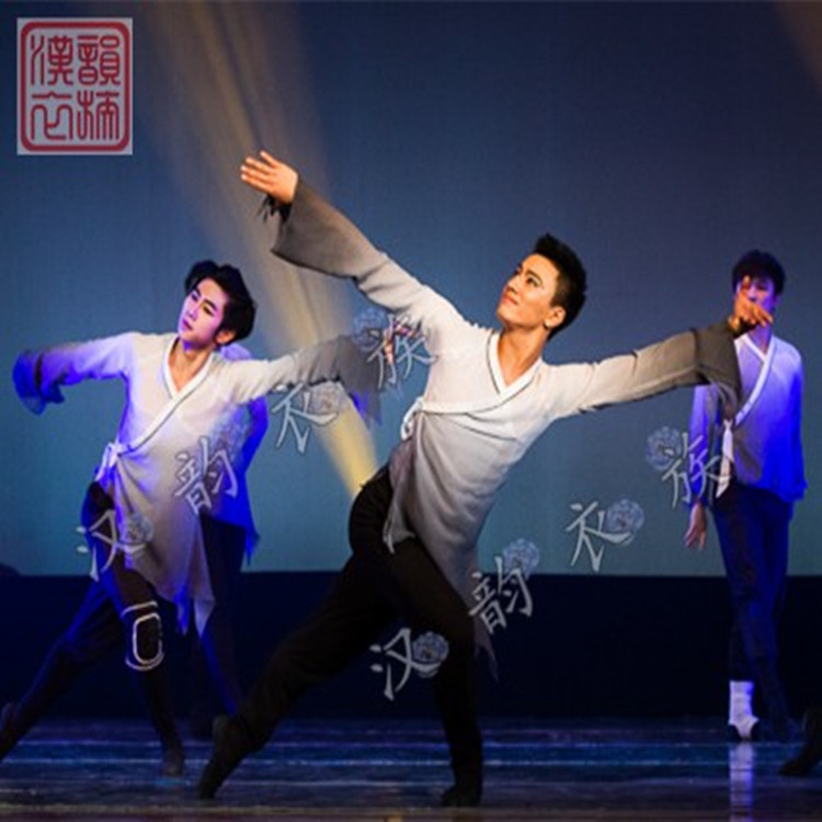 华韵涵棠古典舞身韵练功服男款