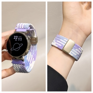 适用oppowatchx2mini表带尼龙编织OPPO手表带WatchX2Mini腕带女款X2/X替换带时尚小众ins质感高级夏日新款男