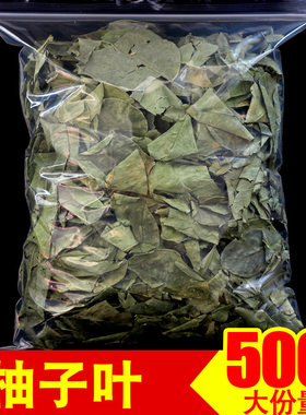 新货柚子叶干中药材晒干500g