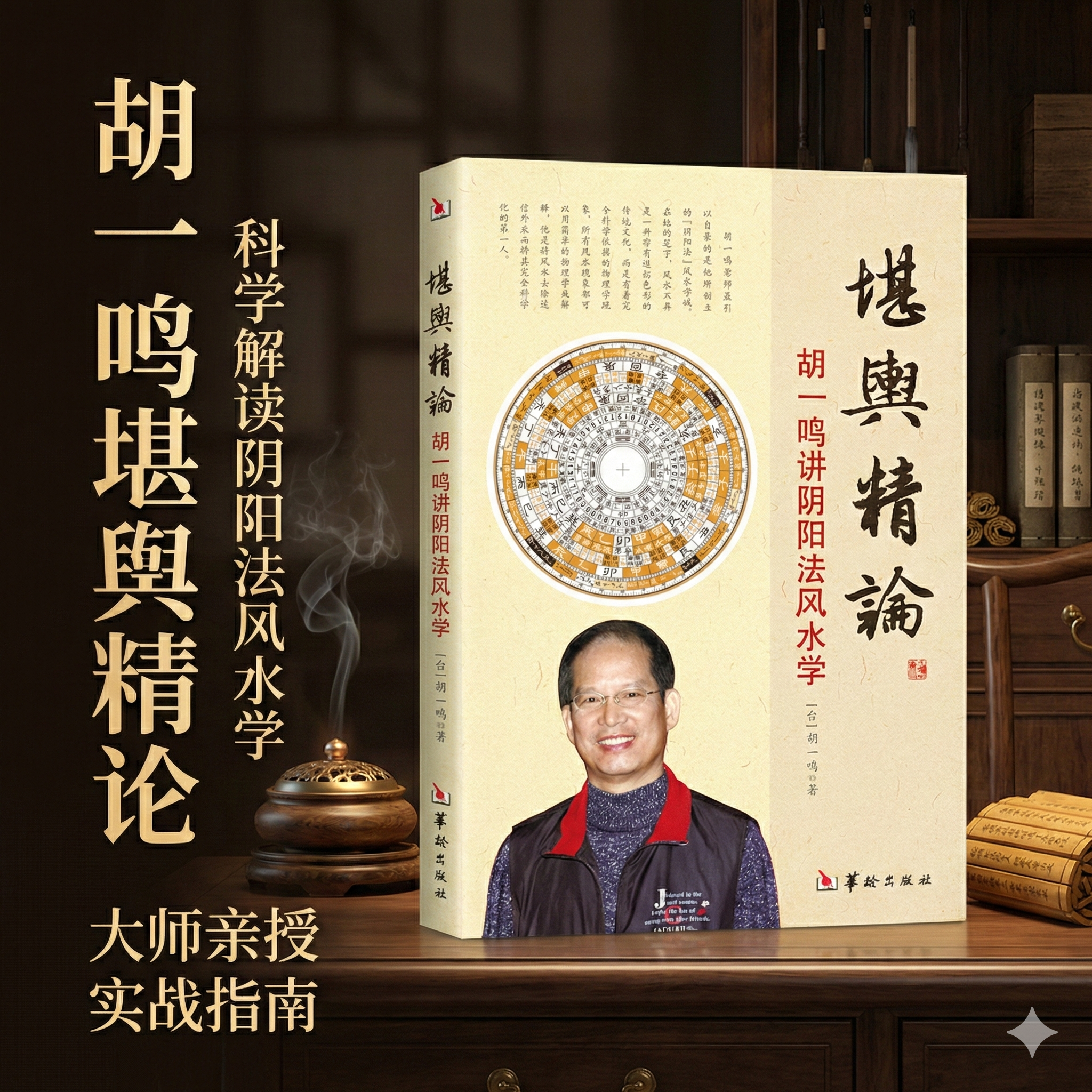 堪舆精论 [台]胡一鸣讲阴阳法风水学住宅家居布局峦头理气实战地理入门基础建筑环境学罗盘使用解析居家方位办公室商铺调理