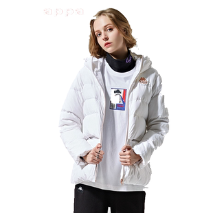 Kappa女款羽绒服防寒服保暖连帽外套秋冬新款|K0962YY92D