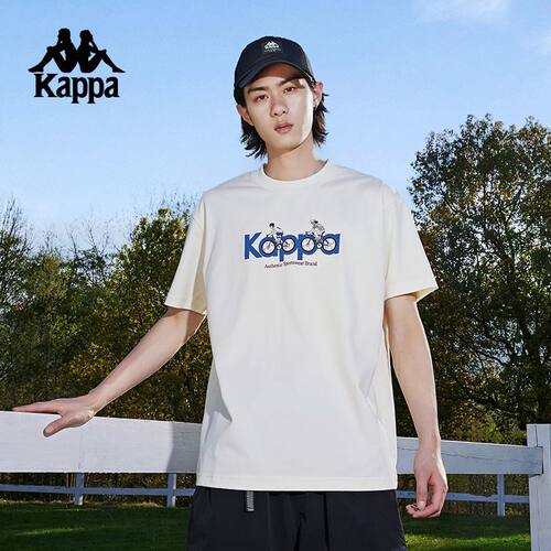 Kappa情侣夏季跑步短袖T恤