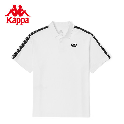 Kappa卡帕短袖新款夏男运动T恤休闲立领POLO衫半袖K0C32PD61