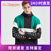 Kappa卡帕男运动卫衣图案串标休闲套头帽衫 K0B12MT65 春夏新款