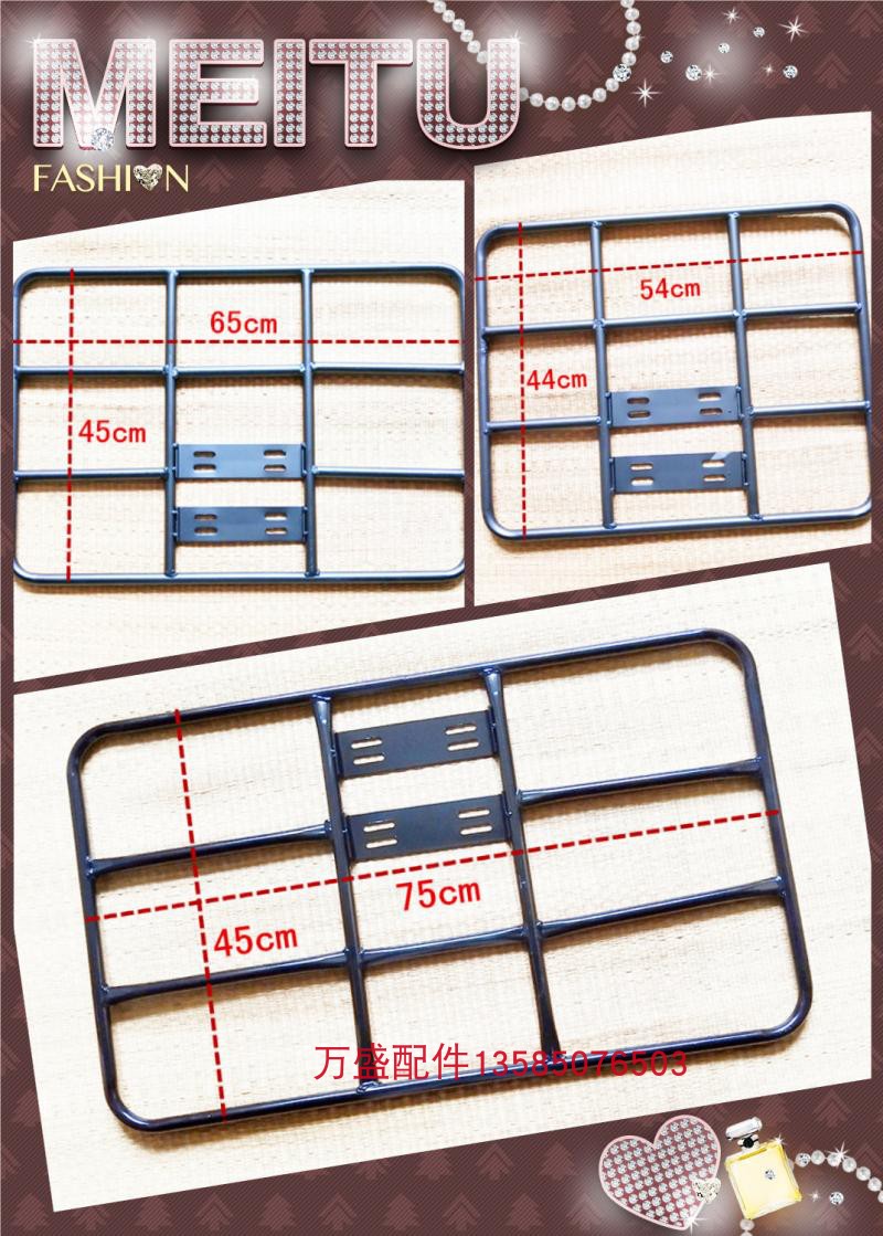 摩托车电动车外卖后货架储物架托盘固定底座送餐铁支架保温箱托架