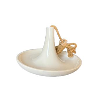 小鸟幼鸟鹦鹉食盘陶瓷吊盆鸟盆学吃小型宠物防打翻可放桌可吊装饰