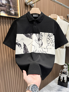 0233#夏季短袖polo衫男#控价48元