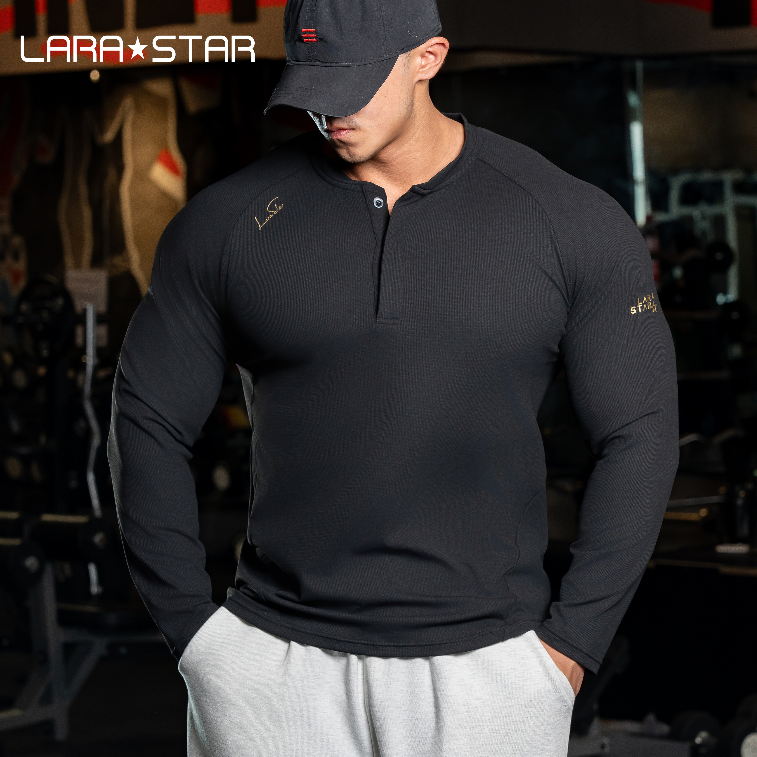 劳拉之星男子春秋透气长袖