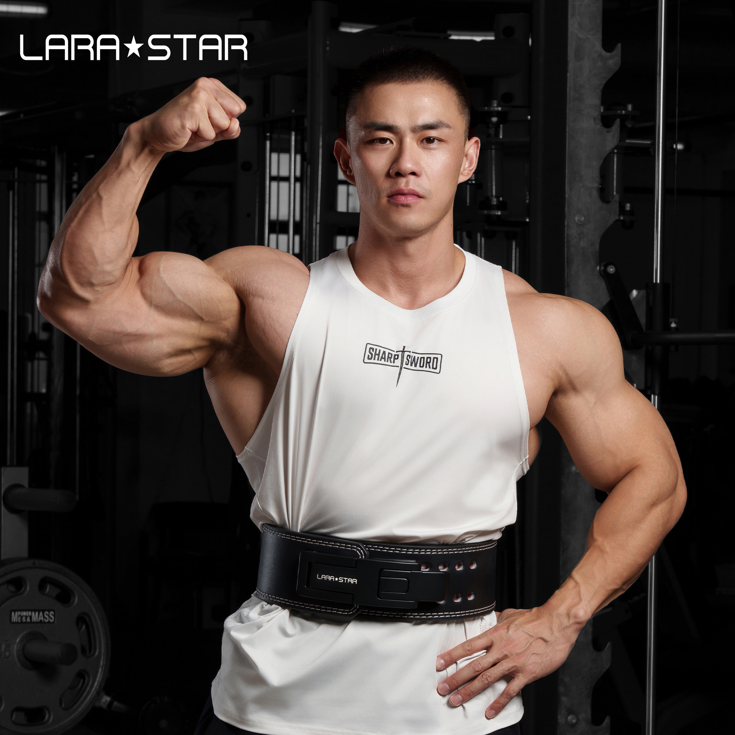劳拉之星力量举腰带快扣杠杆图片