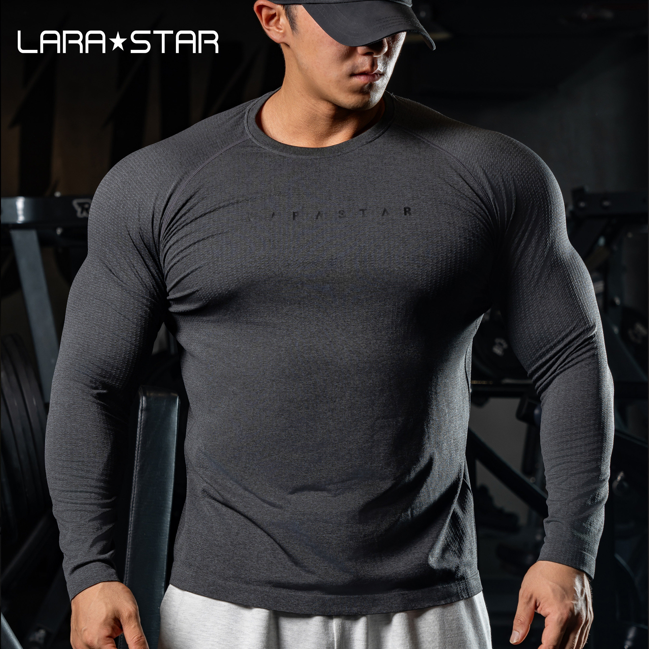 劳拉之星一体编织吸汗排湿健身衣