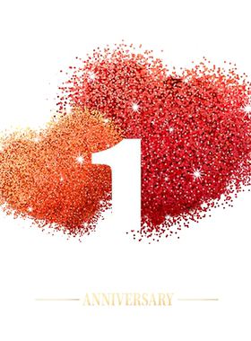 周年庆装饰玻璃门橱窗贴画