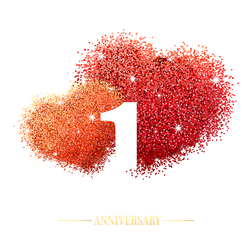 周年庆装饰玻璃门橱窗贴画