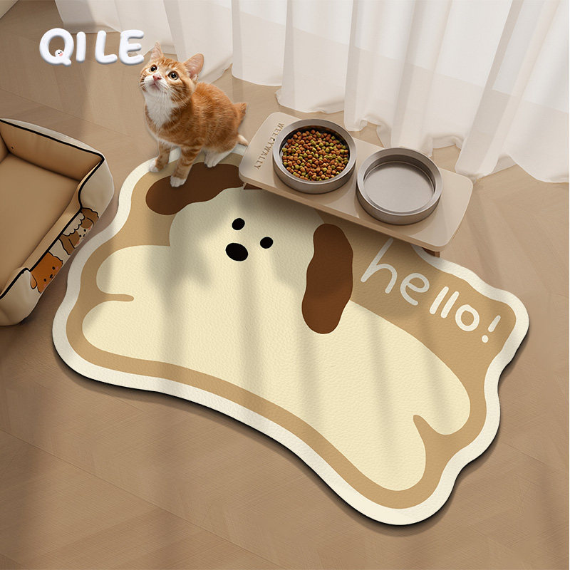 宠物餐垫猫碗垫吃饭垫子pvc大号防滑防水防漏食地垫易打理狗猫用,居家布艺,餐垫,淘宝优惠券,粉丝福利购,淘宝优惠卷