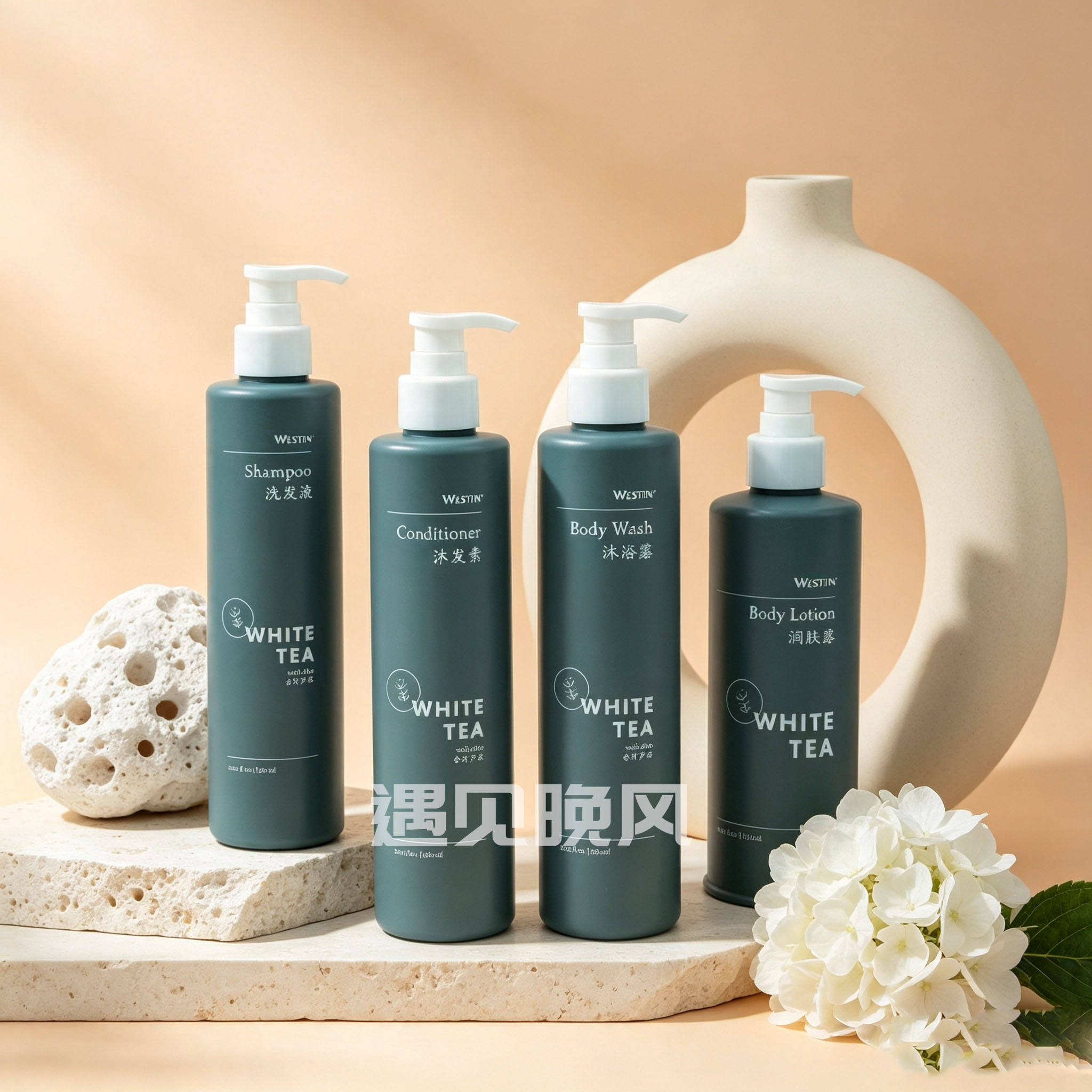 威斯汀 WESTIN White Tea 白茶系列 洗发水沐浴露护发素套装360ml