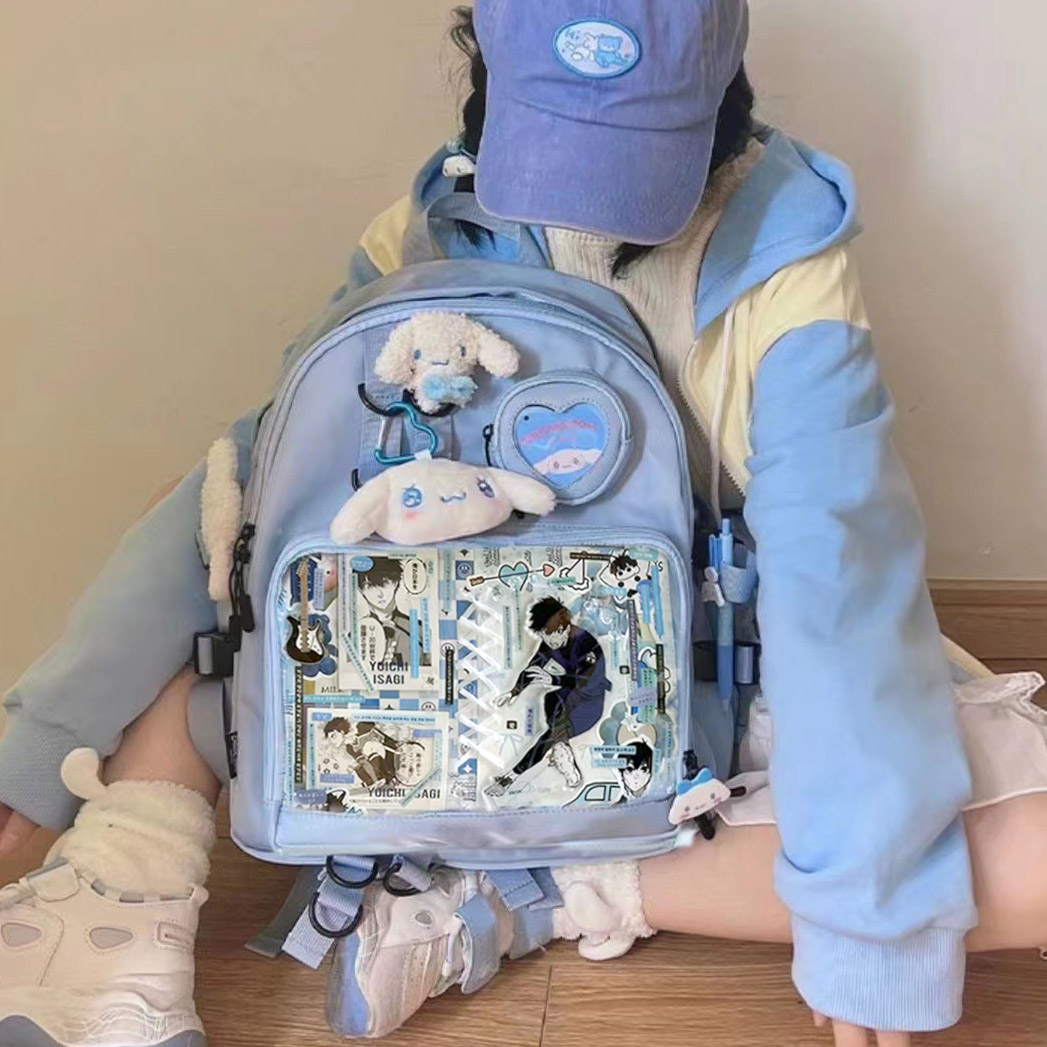 日韩小清新双肩背包女