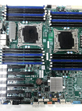 超微X10DRI-LN4+双路X99 2011-3主板C612支持E5 V3/V4服务器DDR4