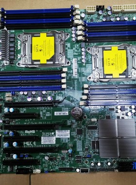 超微X9DR3-F双路X79 2011 C602服务器主板支持E5 V2 REG DDR3内存