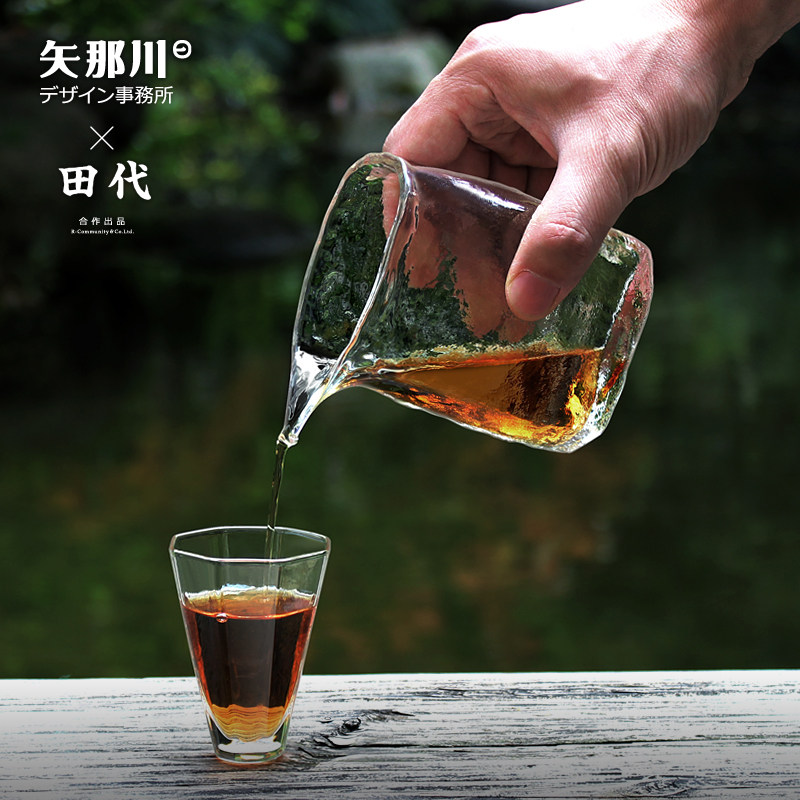 高档玻璃公道杯耐热分茶器功夫茶道零配日式喝茶匀杯茶海创意茶具