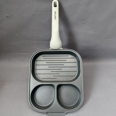 瑕疵Jeetee吉特含钛三合一早餐煎鸡排玉子烧多功能煎蛋不粘平底锅