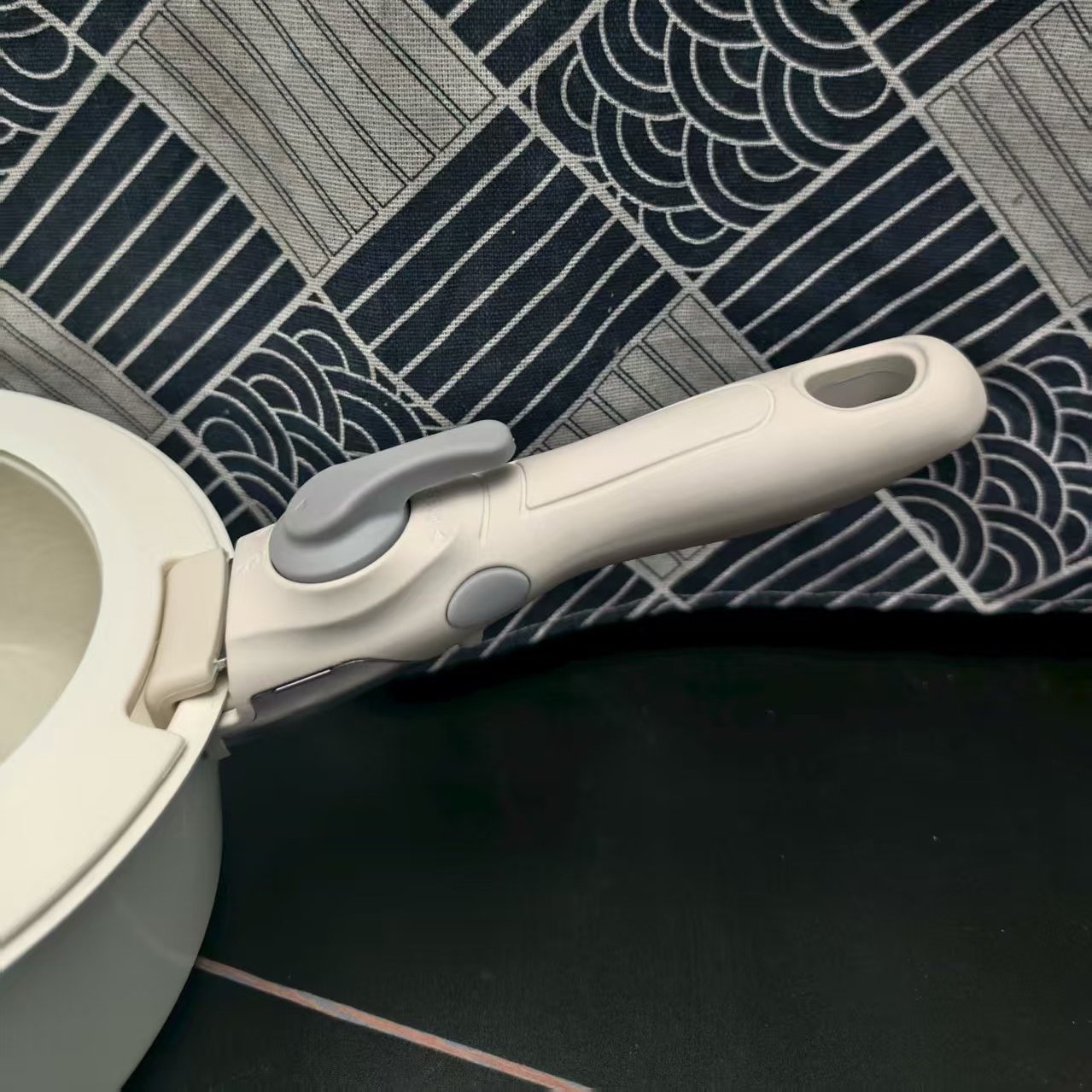 二段式可拆卸手柄户外锅具平底锅把手炒锅配件防烫万能锅柄耐高温